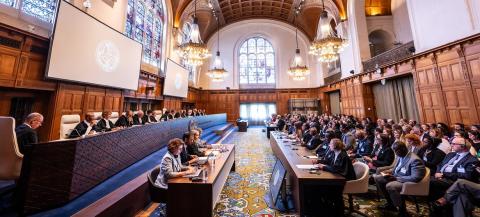 © CIJ/Frank van Beek La Corte Internacional de Justicia emite su opinión consultiva sobre las Obligaciones de los Estados respecto del Cambio Climático